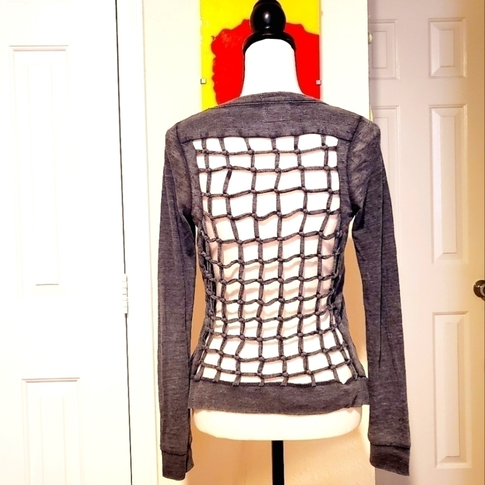 Chaser | Gray Long Sleeve Top